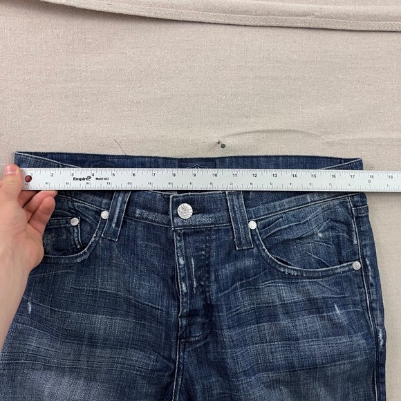 Rock & Republic Henlee Jeans Mens 34 Dark Wash Excellent Straight Leg Button Fly - Picture 6 of 8